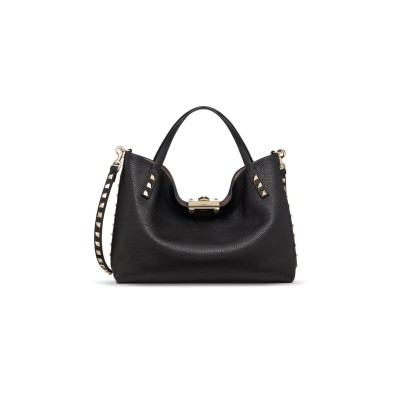 VALENTINO ROCKSTUD CALFSKIN SMALL TOTE BAG XW2B0K11VSN-44A (26*20*8cm)